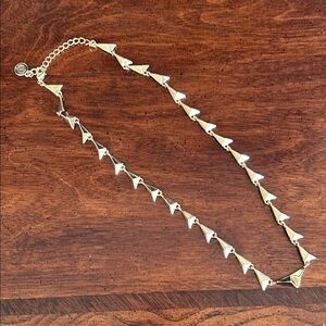 House of Harlow Gold Geometric Necklace with Adjustable Chain